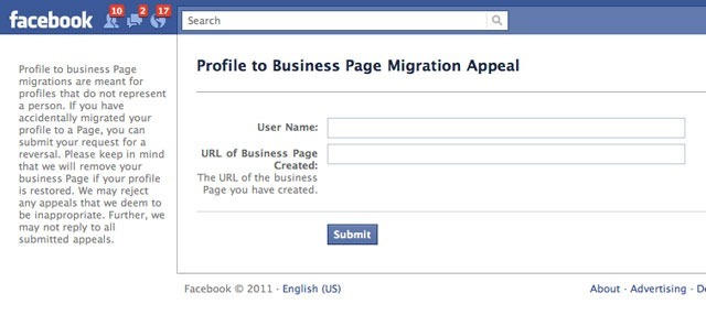 Facebook is rolling out a new tool to help businesses migrate from a personal page.